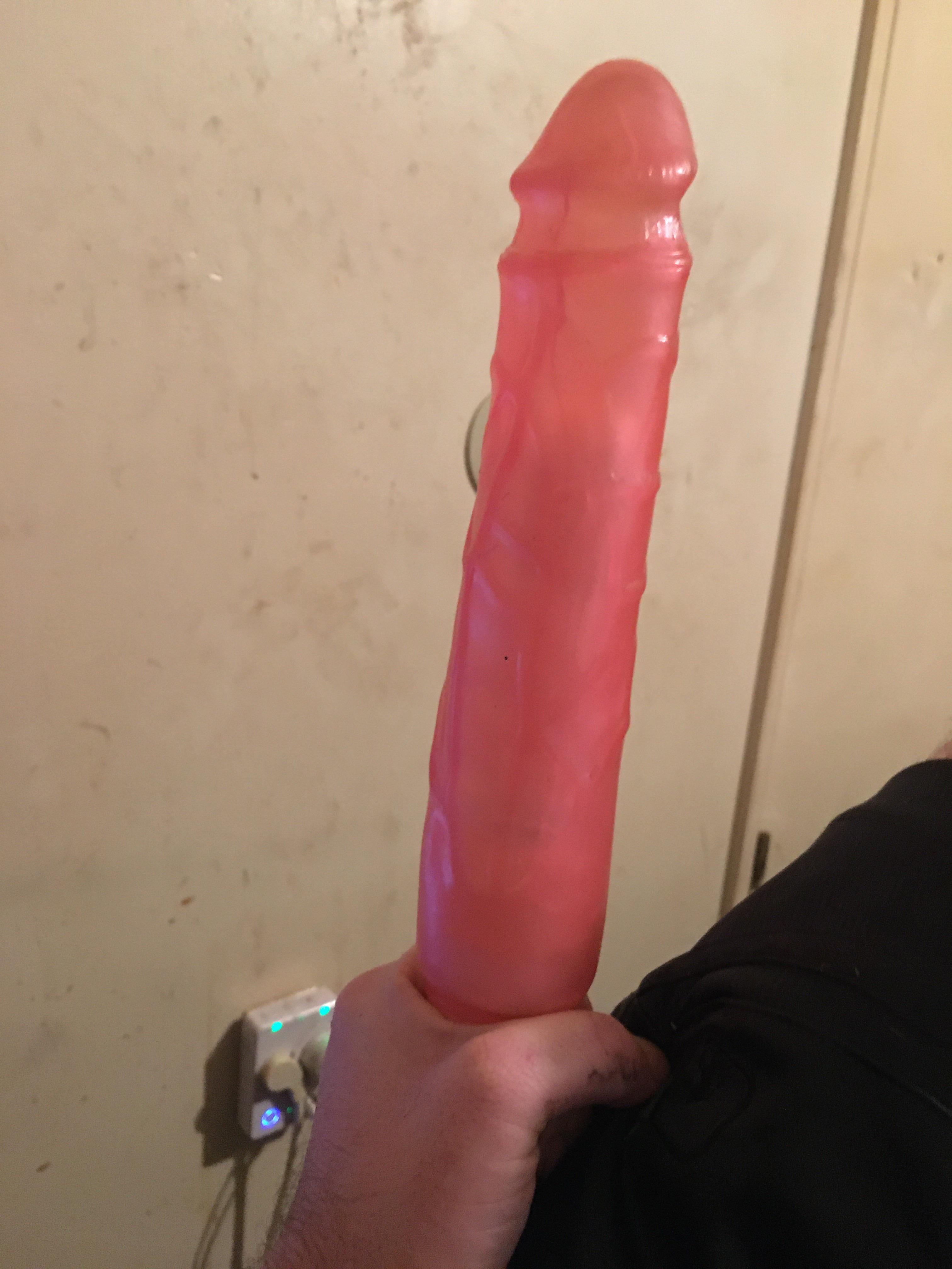 Asked my wife why she bought such a huge dildo her answer because I want you to see how much black cock I can take Scrolller