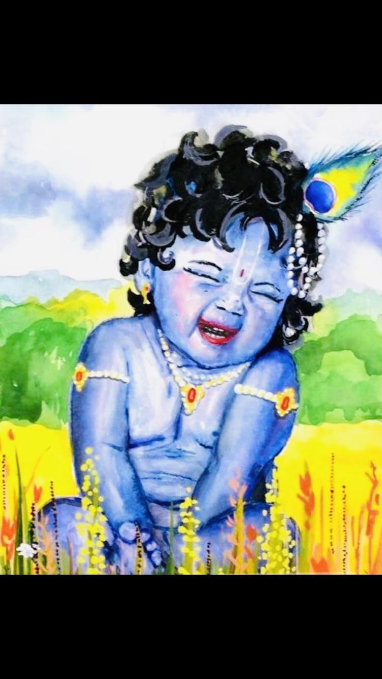 Baby Krishna 💗 | Scrolller
