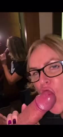 Hot Mom Sucks Cock